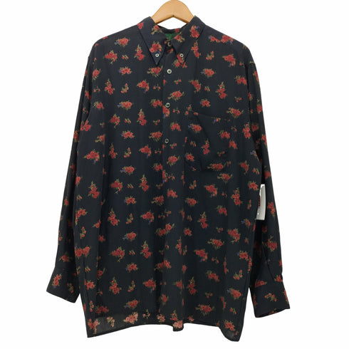 ジュニアゴルチェ JUNIOR GAULTIER 80~90s ロングポイントBD花柄長袖シャツ メンズ JPN:48
