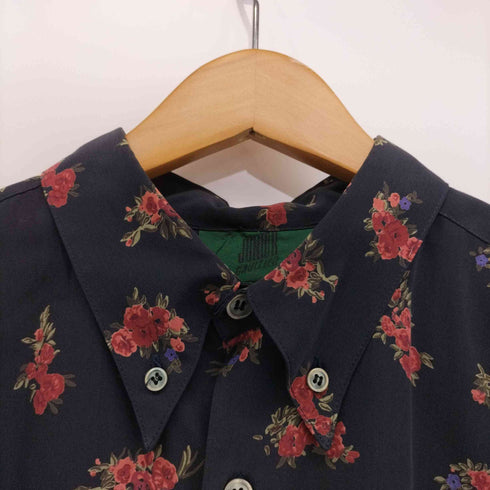 ジュニアゴルチェ JUNIOR GAULTIER 80~90s ロングポイントBD花柄長袖シャツ メンズ JPN:48