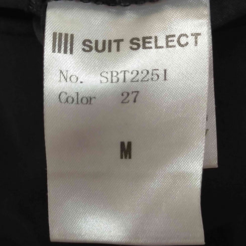 スーツセレクト SUIT SELECT ドローコード付き2タックテーパードパンツ メンズ 27
