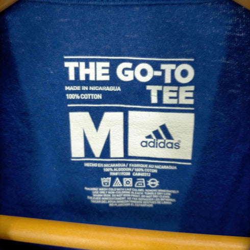 アディダス adidas チームロゴプリント半袖Tシャツ メンズ JPN:M