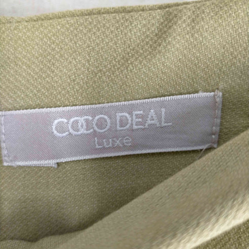 ココディール COCO DEAL 配色ステッチワイドベルトフレアスカート レディース FREE