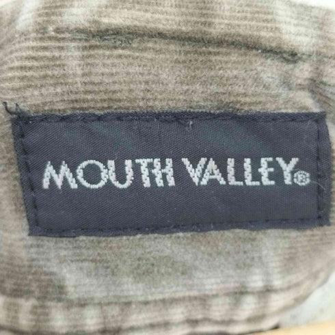 マウスバレー MOUTH valley 00s Y2K グランジ サマーコーデュロイ カーゴスリットスカート レディース