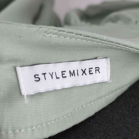 スタイルミキサー STYLEMIXER ギャザースリーブサテンブラウス レディース FREE