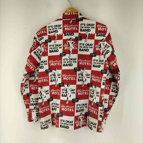 ヒステリックグラマー HYSTERIC GLAMOUR 22AW HYSTERIC'S MOTEL柄 エンジニア シャンブレー シャツ メンズ JPN:M