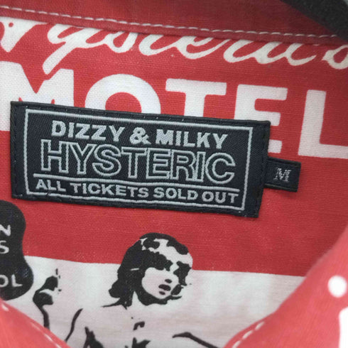 ヒステリックグラマー HYSTERIC GLAMOUR 22AW HYSTERIC'S MOTEL柄 エンジニア シャンブレー シャツ メンズ JPN:M