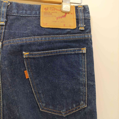 オアスロウ or slow BEAMS BOY別注 SLIM テーパードデニムパンツ レディース JPN:XS