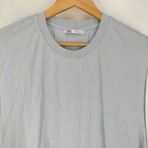 ザラ ZARA SLEEVELESS TOP ノースリーブ クルーネックTシャツ メンズ import:M