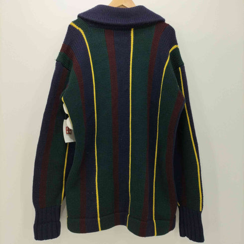 ポロラルフローレン POLO RALPH LAUREN マルチカラーショールカラーカーディガン くるみボタン メンズ