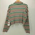 エックスガール X-girl STRIPED HIGH NECK KNIT TOP ニット レディース ONE SIZE