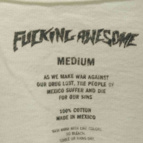 ファッキンオーサム FUCKING AWESOME Stamp Logo Tee 銃 ピストル メンズ JPN:M