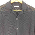 ザラ ZARA CROCHET KNIT SHIRT クロシェ編み ニットシャツ メンズ import:M