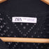 ザラ ZARA CROCHET KNIT SHIRT クロシェ編み ニットシャツ メンズ import:M