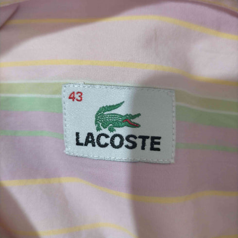 ラコステ LACOSTE フランス製 ロゴ刺繍ボタンシャツ メンズ 43