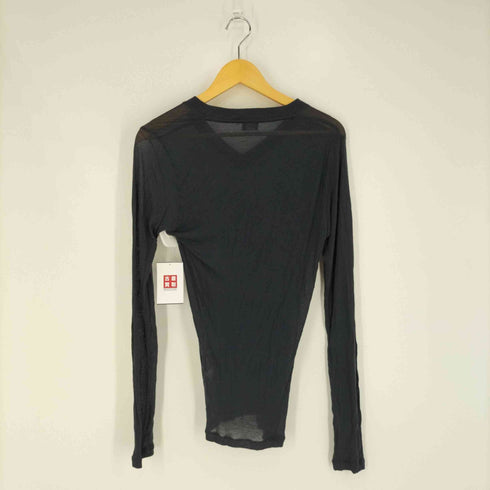 ディーアンドジードルチェアンドガッバーナ D&G DOLCE&GABBANA チュニジア製 レーヨンカシミヤ Vネックニットカットソー メンズ import:S