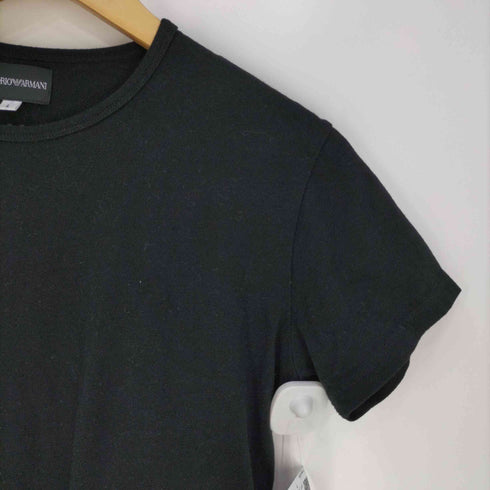 エンポリオアルマーニ EMPORIO ARMANI バックロゴ スタッズ ストレッチ クルーネックTシャツ メンズ import:L
