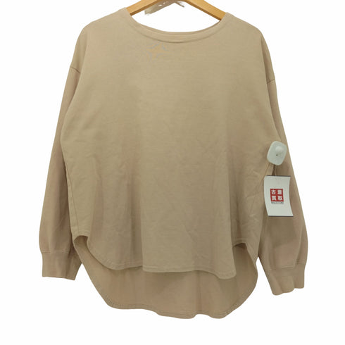 レイビームス Ray BEAMS ラウンドヘムクルーネックTシャツ レディース