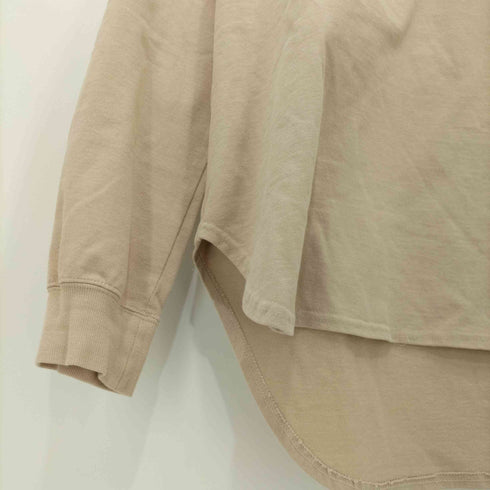 レイビームス Ray BEAMS ラウンドヘムクルーネックTシャツ レディース