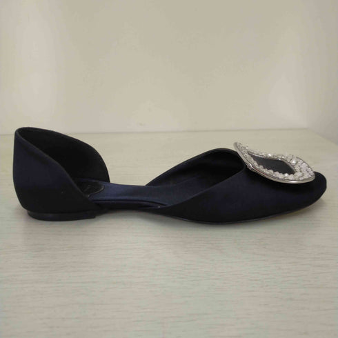 ロシェヴィヴィエ Roger Vivier ビジューバレエシューズ レディース 36
