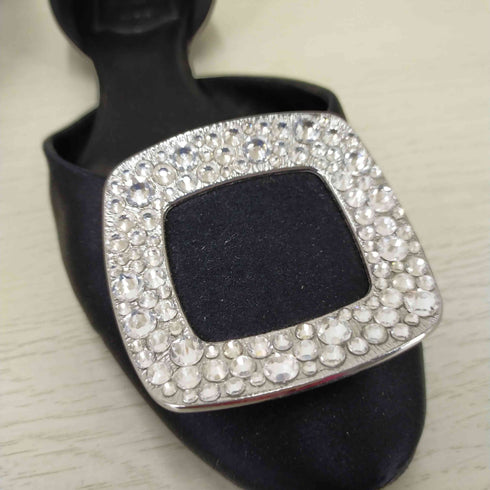 ロシェヴィヴィエ Roger Vivier ビジューバレエシューズ レディース 36