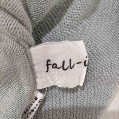 fall-in&co ハンドメイド コットンニット レディース