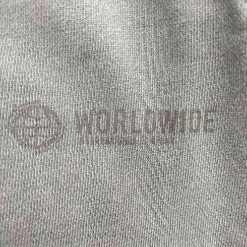 WORLDWIDE フロントロゴ ガーメントダイスウェット メンズ