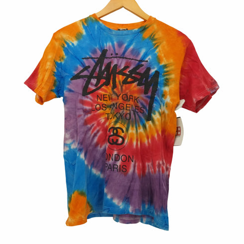 ステューシー Stussy タイダイ ワールドツアーT メンズ import:S