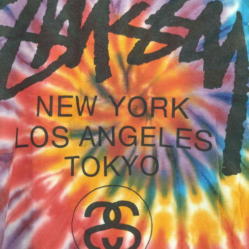 ステューシー Stussy タイダイ ワールドツアーT メンズ import:S