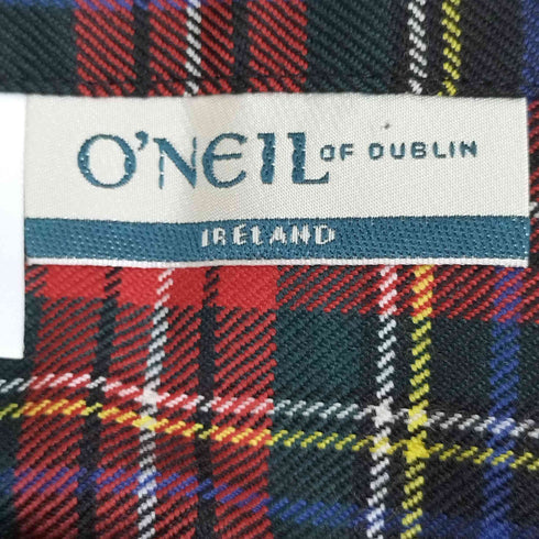 オニール オブ ダブリン O'NEIL OF DUBLIN アイルランド製 タータンチェック ラップスカート レディース