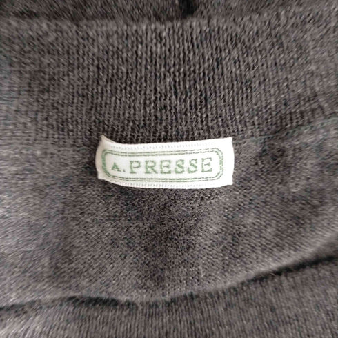 A.PRESSE 23SS Cashmere High Gauge Crew Neck Sweater メンズ JPN:3