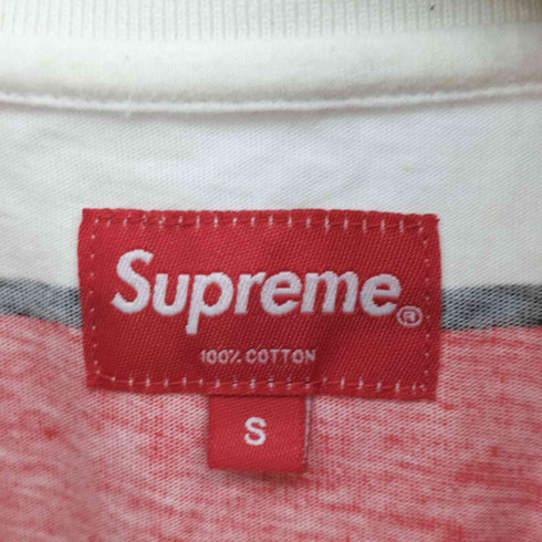 シュプリーム Supreme マルチボーダー コットンポロシャツ メンズ import:S