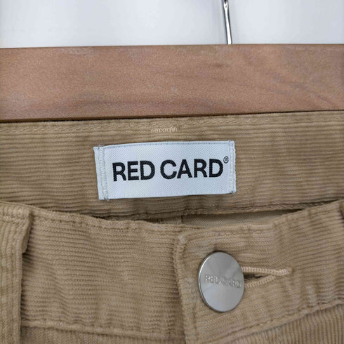 レッドカード RED CARD コーデュロイパンツ テーパード ジッパーフライ レディース 25