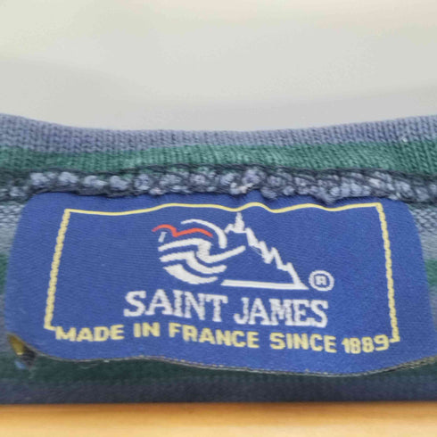 セントジェームス SAINT JAMES フランス製 ボーダー ボートネックカットソー バスクシャツ レディース F:0