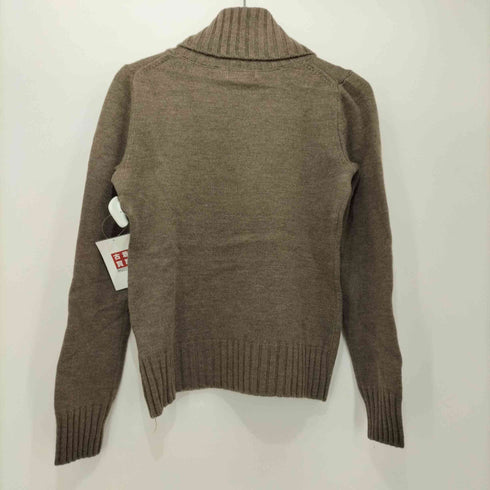バーバリーブルーレーベル BURBERRY BLUE LABEL ボタンネック ウール ニットセーター レディース 38