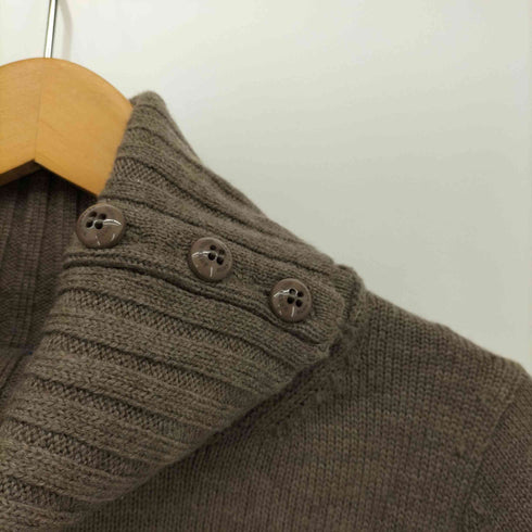バーバリーブルーレーベル BURBERRY BLUE LABEL ボタンネック ウール ニットセーター レディース 38