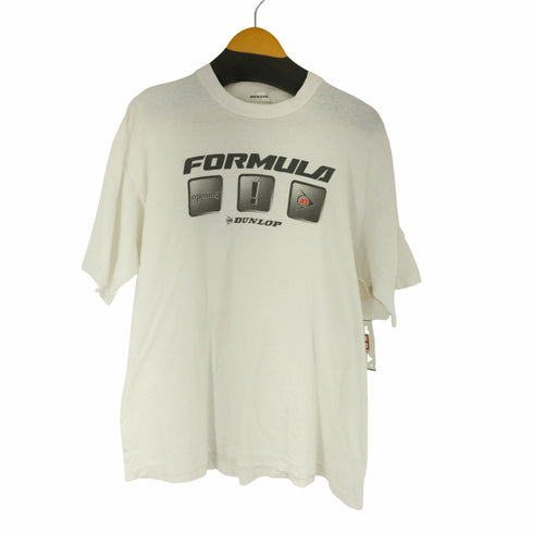 ダンロップ DUNLOP 90S シングルステッチ 両面プリント S/Sカットソー メンズ