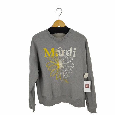 マルディメクルディ Mardi Mercredi フラワープリントスウェットプルオーバー レディース