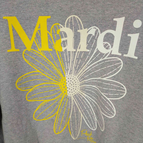マルディメクルディ Mardi Mercredi フラワープリントスウェットプルオーバー レディース