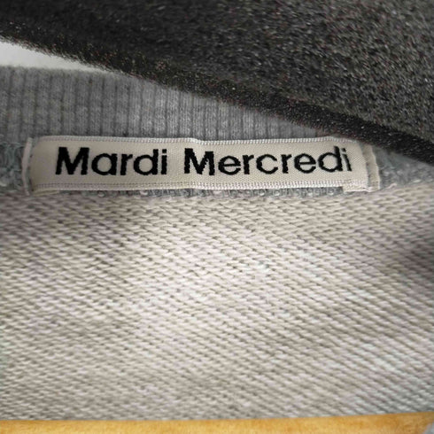 マルディメクルディ Mardi Mercredi フラワープリントスウェットプルオーバー レディース