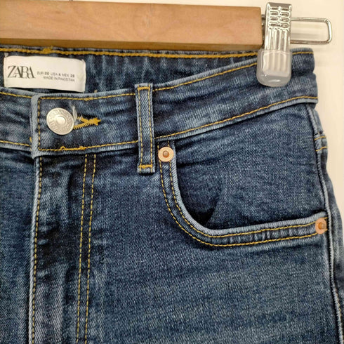 ザラ ZARA テーパードデニムパンツ レディース EUR:36