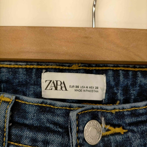 ザラ ZARA テーパードデニムパンツ レディース EUR:36