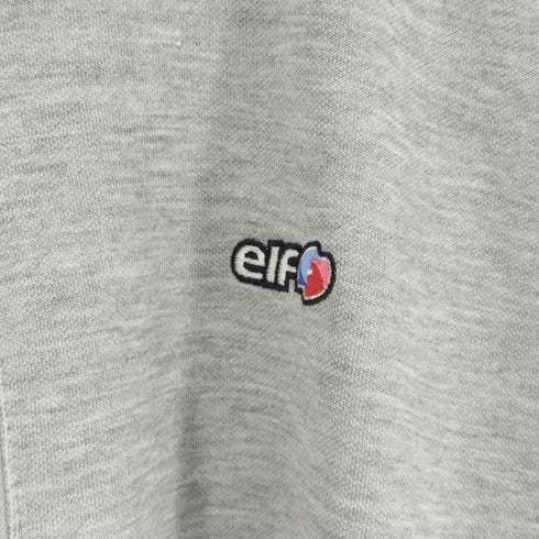 エルフ elf ワンポイント刺繍 ハーフジップスウェット レディース JPN:M