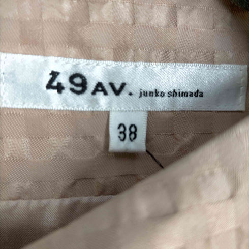 フォーティーナインアヴェニュージュンコシマダ 49AV.Junko Shimada ノースリ タックワンピース レディース JPN:38