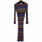 アメリ AMERI MULTI BORDER KNIT DRESS レディース JPN:S