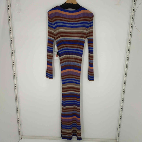 アメリ AMERI MULTI BORDER KNIT DRESS レディース JPN:S