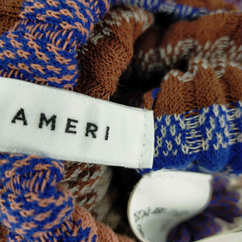 アメリ AMERI MULTI BORDER KNIT DRESS レディース JPN:S