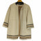 ザラ ZARA フェイクスウェードノーカラージャケット レディース JPN:M