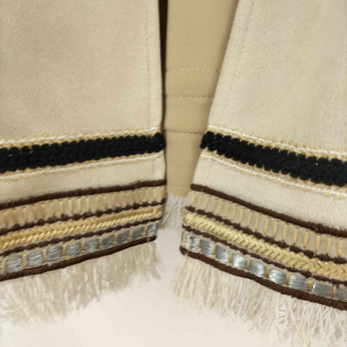 ザラ ZARA フェイクスウェードノーカラージャケット レディース JPN:M