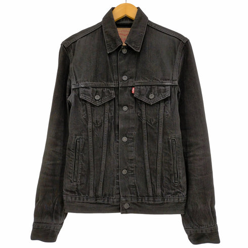 リーバイス Levis ブラックデニムジャケット メンズ import:S
