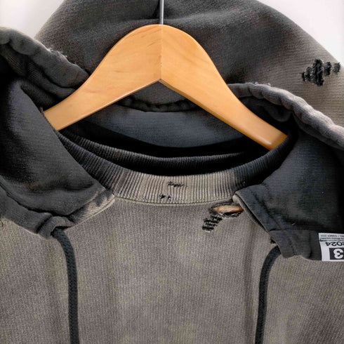 ミハラヤスヒロ MIHARA YASUHIRO 24ss Sun Faded Hoodie メンズ JPN:46