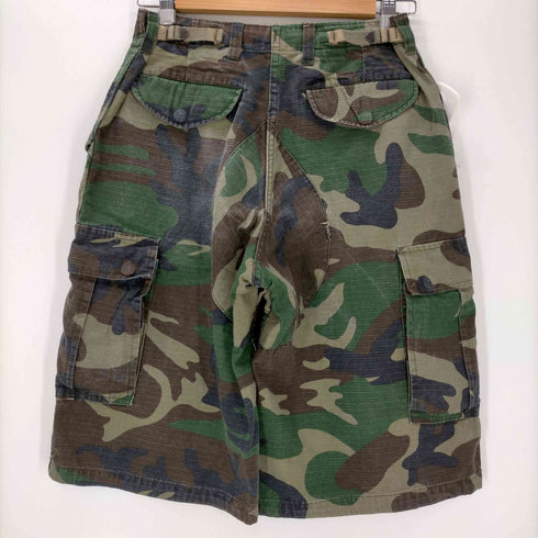 {GREEN FIGHT ウッドランドカモ カーゴショートパンツ レディース JPN:S